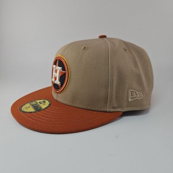 New Era 59Fifty Houston Astros Fitted Hat Men's Size 7 7/8 New - Picture 3 of 5